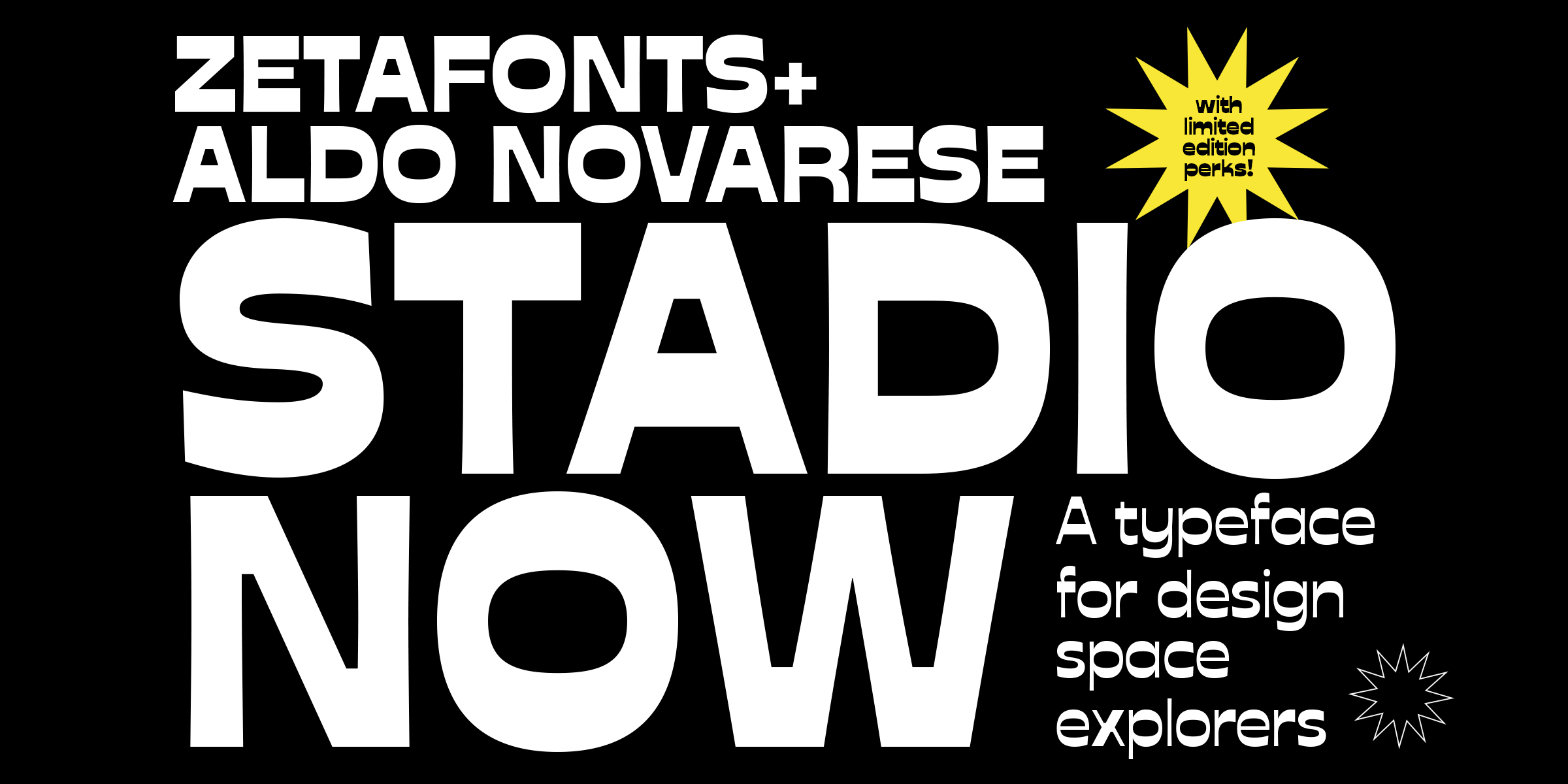 Stadio Now Typeface By Zetafonts