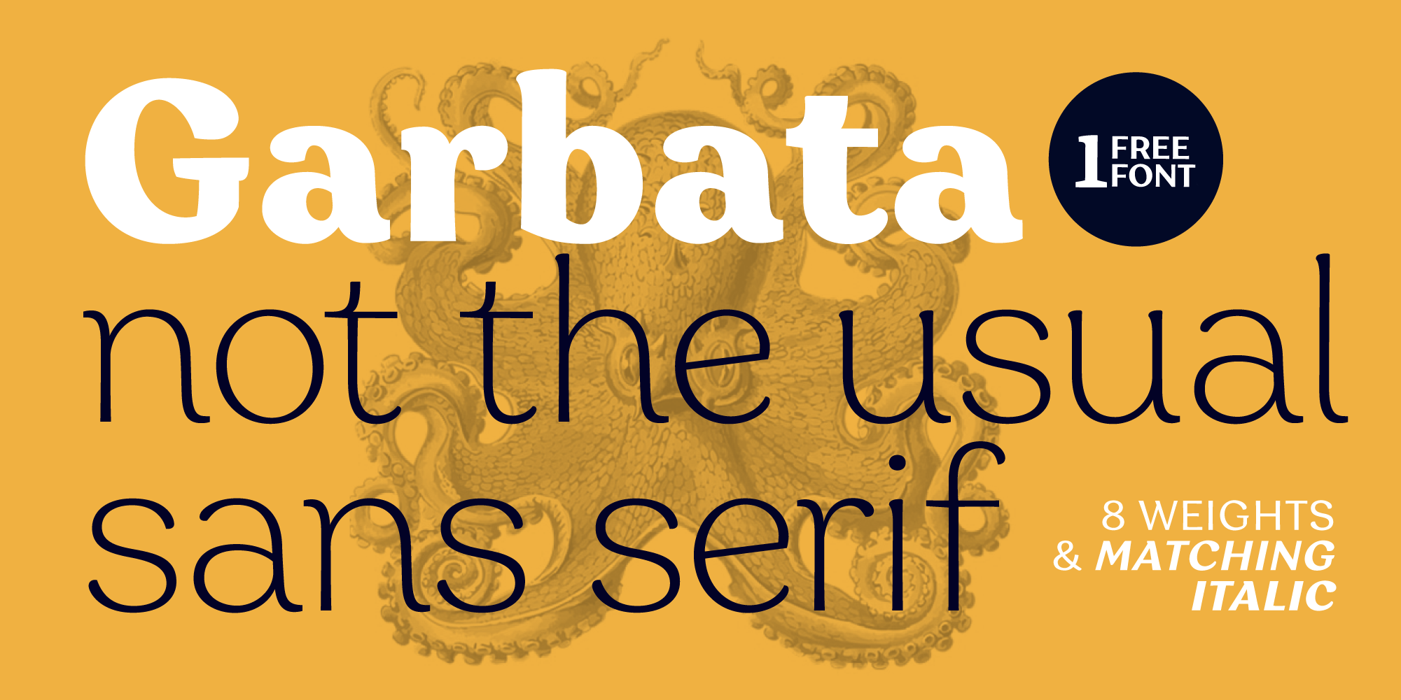 Garbata Typeface By Zetafonts