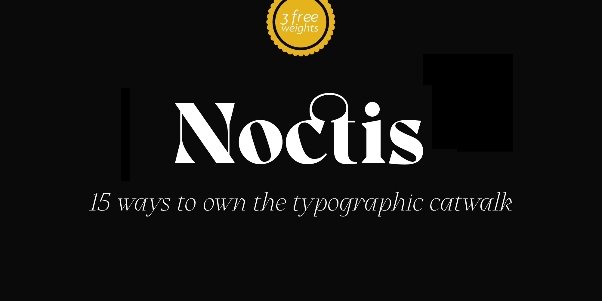Noctis Typeface By Zetafonts
