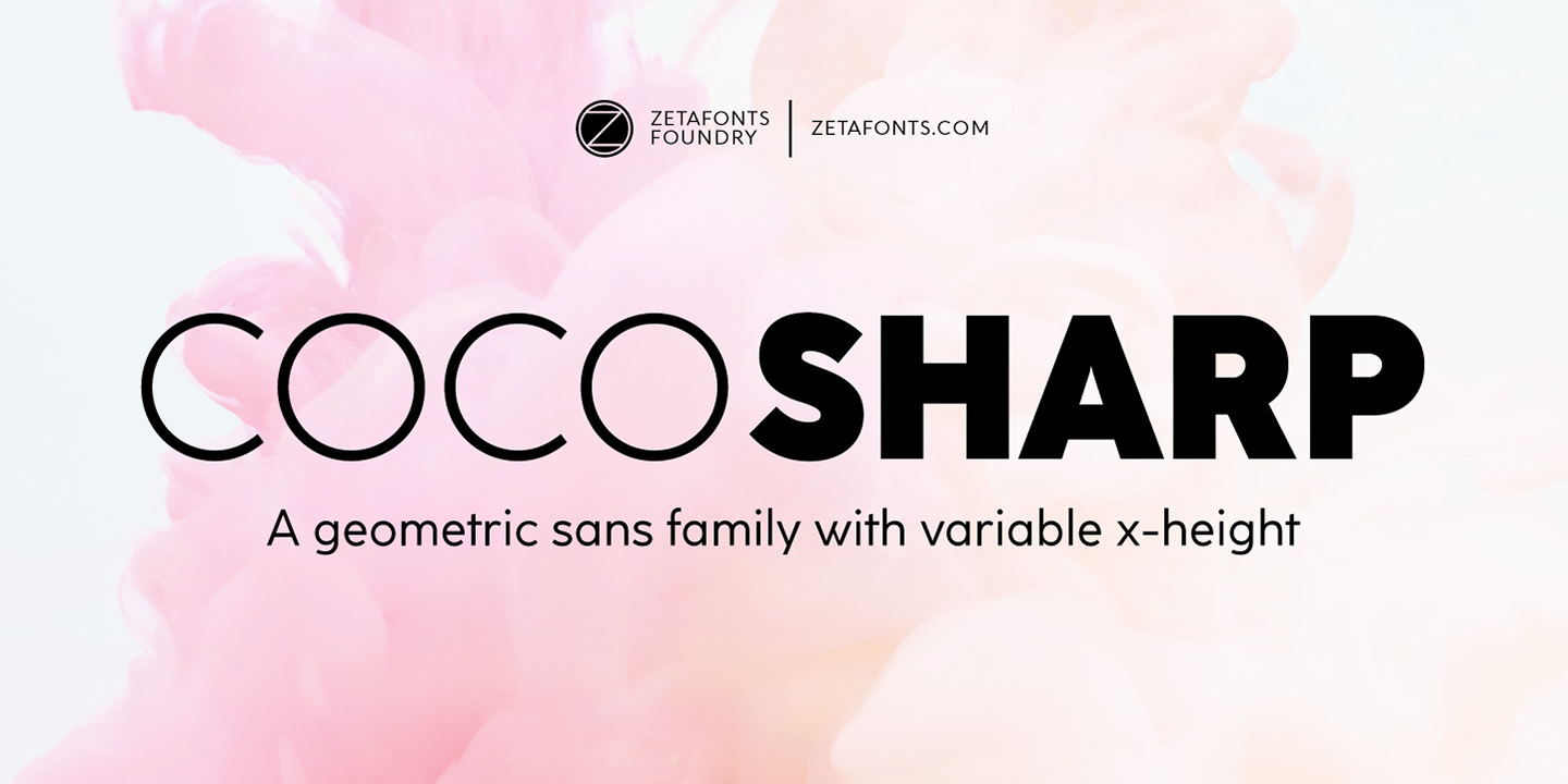 Coco Sharp Typeface By Zetafonts