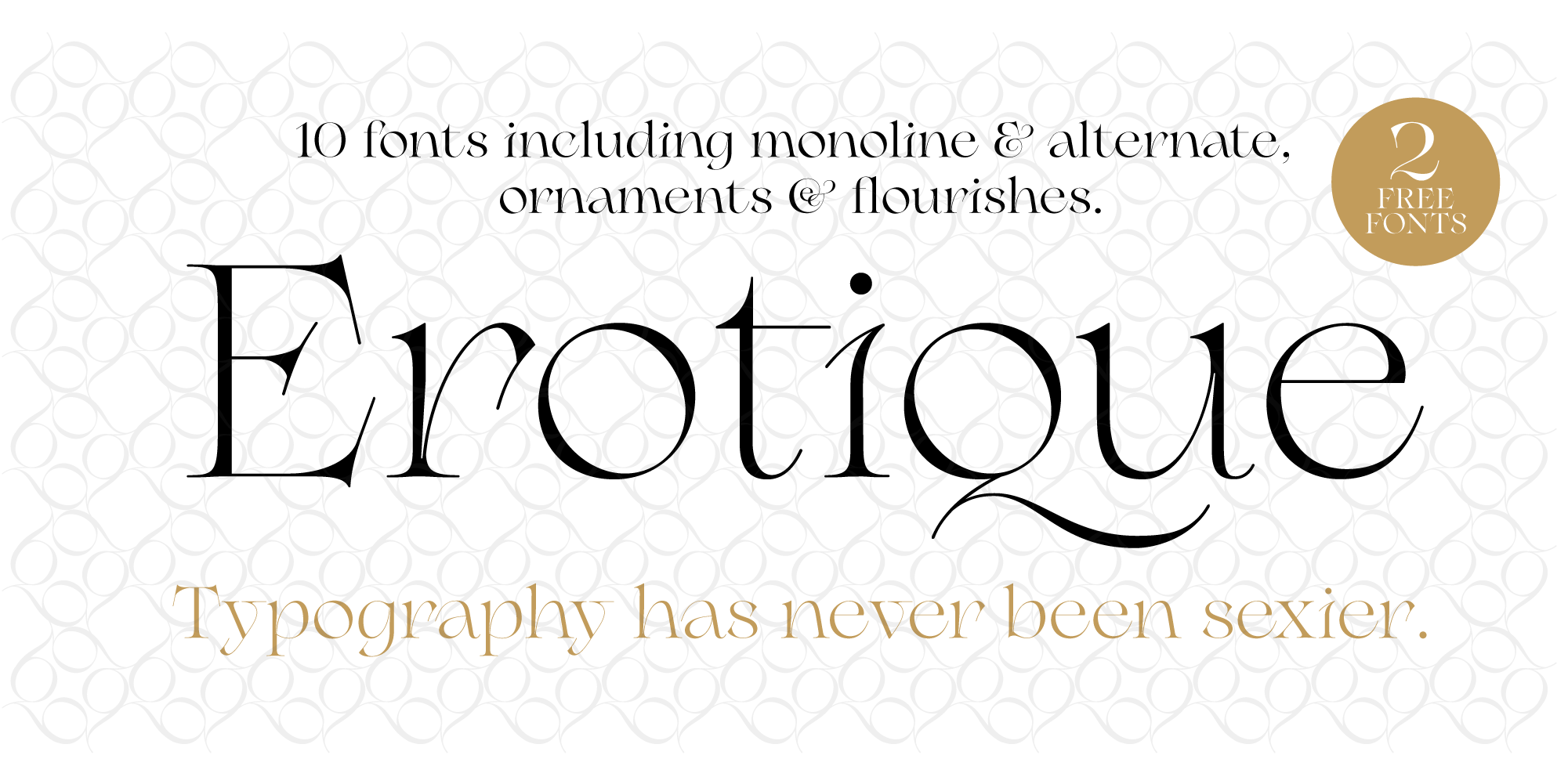 Erotique Typeface By Zetafonts