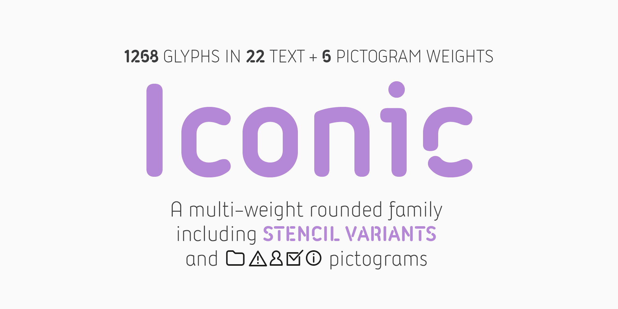 Iconic Typeface By Zetafonts
